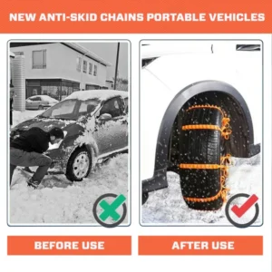 SUPTRUCK™ Anti-Slip Snow Tire Zip Straps For Vehicles