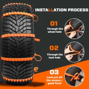 SUPTRUCK™ Anti-Slip Snow Tire Zip Straps For Vehicles