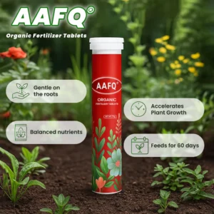 AAFQ® Organic Fertilizer Tablets- Slow Release Plant Food for 60 Days